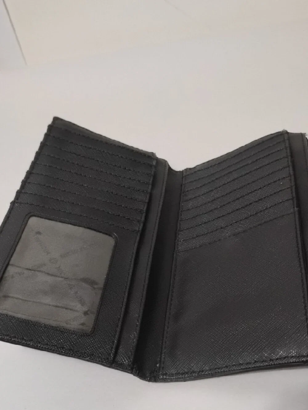 Michael Kors Jet Set Travel Black Leather Card Holder with Gold‎ Logo